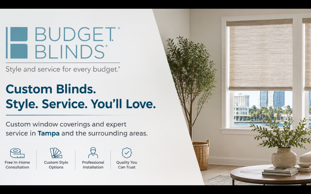 Budget Blinds Tampa Home Page