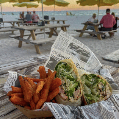 Caddys Treasure Island Waterfront Restaurant Tampa Florida Beach Dining