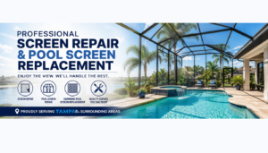 Rescreen Rescue Swimming Pool Screen Repair Tampa Bay Screen Replacement Services Florida