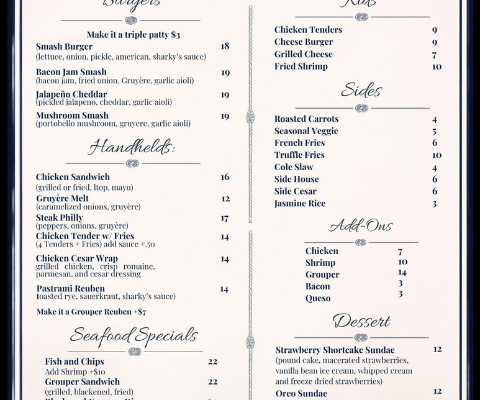 Sharky's Sea Pub Sports Pub Tampa Bay Seafood Restaurant Indian Shores Live Sports